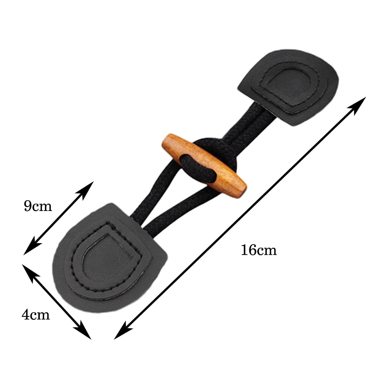 Toggle Closure,pu Leather Toggle Closures Sewing Fasteners,PU Sewing Buckle Coat Fastener Clothes Decoration,Duffle Coat Sewing Crafts Clothing Accessories,Sew on Toggle Closure Button for