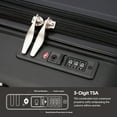 thumbnail image 2 of Ginza Travel Expandable Luggage 2 Piece Sets Hard Shell Luggage Set with Spinner Wheels, TSA Lock, 20 28 inch Travel Suitcase Sets,Black, 2 of 12