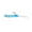 Blue, variant on Soft Eel Fishing Lure with Jig Head Single Hook Swimbait for Bass and Pike Predatory Freshwater Fishing 8 5cm/8 5g