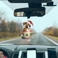 thumbnail image 3 of Christmas Car Hanging Christmas Home Decor Hanging Tag Bag Decoration Tag Keychain Hanging Christmas Gift Dachshund Hanging Tag, 3 of 4