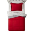 thumbnail image 2 of Mainstays All in One Reversible Comforter and Sheet set- 5 Piece, Twin, Red, 2 of 7