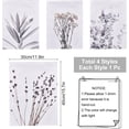 thumbnail image 2 of 4 Styles Canvas Plant Wall Decor Nature Poster Set Minimalist Botanical Wall Art Paintings Decorations Plants Rustic Modern Artwork for Bedroom Kitchen Classroom Playroom 11.8 x 15.7inch Colorful DIY, 2 of 7