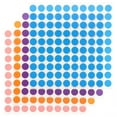 thumbnail image 1 of KAKOWELY 16pcs Self Adhesive Sticky Color Coding Labels Removable Small Circle Dot Stickers for Classroom Organization Decorations Yard Sale Calendar Planner - 10MM,4.92"X4.72"X0.04", 1 of 5