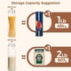 thumbnail image 3 of Juego de tarros de vidrio ComSaf de 1,8 L herméticos con tapas para almacenamiento de alimentos, 3 unidades, 3 of 8