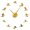 Gold,27inch, variant on Mountain Skier Winter Skiing Vintage Style Ski Wall Art 3D DIY Wall Clock Quiet Sweep Long Hand Clock Watch Gift For Sport Lover(Black,27inch)
