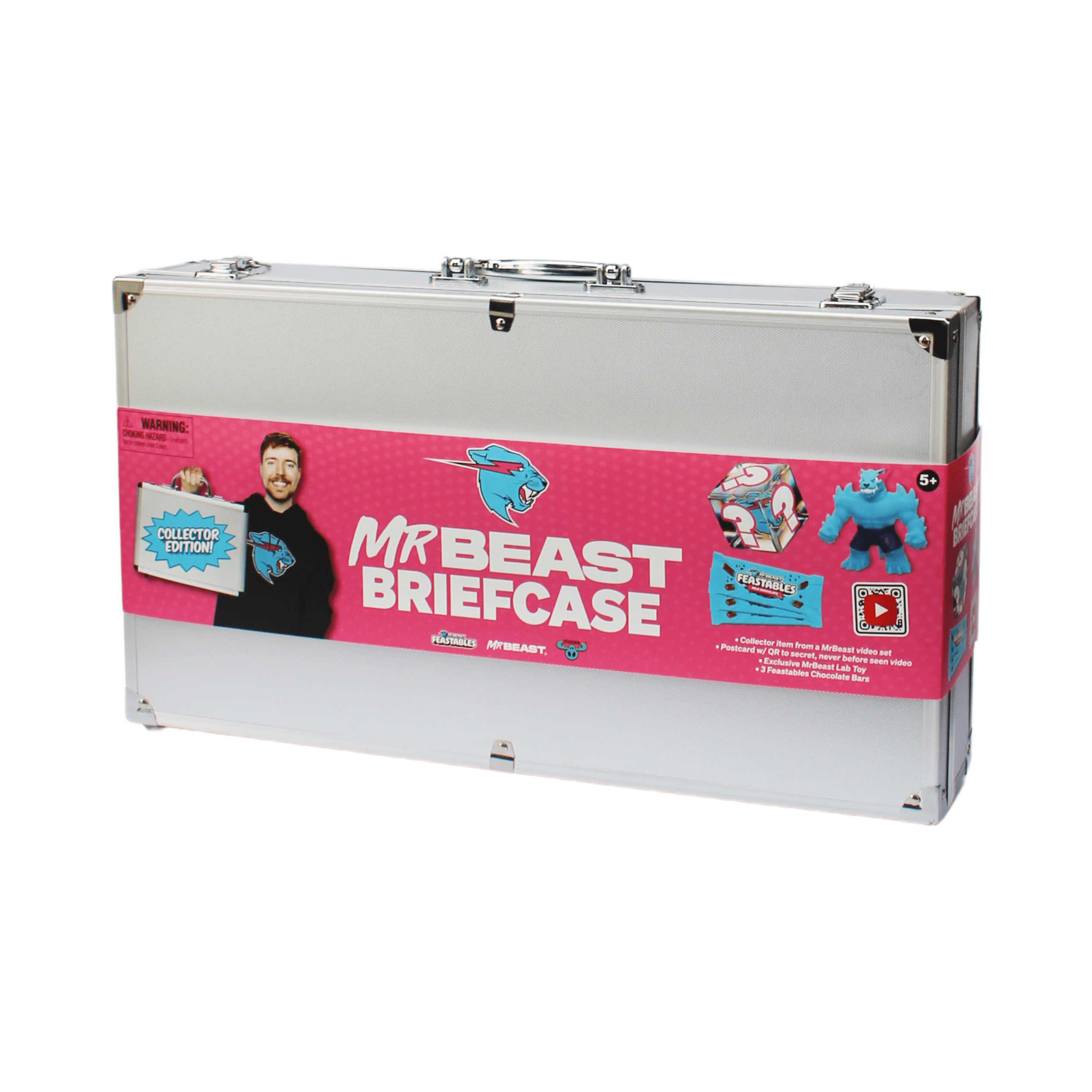 Feastables MrBeast Collector Edition Briefcase with Feastables