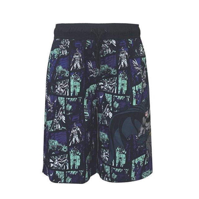 Traje de Baño Batman Talla 6 con Estampado de Comic Negro