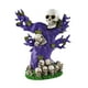 thumbnail image 5 of Estatua de Halloween Escultura de resina Decoración Figura de escritorio para sala de estar Decoración del hogar Púrpura, 5 of 9