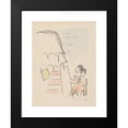 thumbnail image 2 of Mikuláš Galanda 19x24 Black Modern Framed Museum Art Print Titled - Christmas (1936), 2 of 5