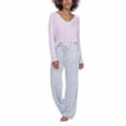 thumbnail image 2 of Honeydew Ladies' Palazzo Pajama Set, 3-piece (Purple, Medium), 2 of 5