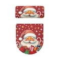 thumbnail image 2 of HELLHERO Toilet Lid Cover Set 2 Pieces U-Shaped Stylish Easter Santa Claus, 2 of 8