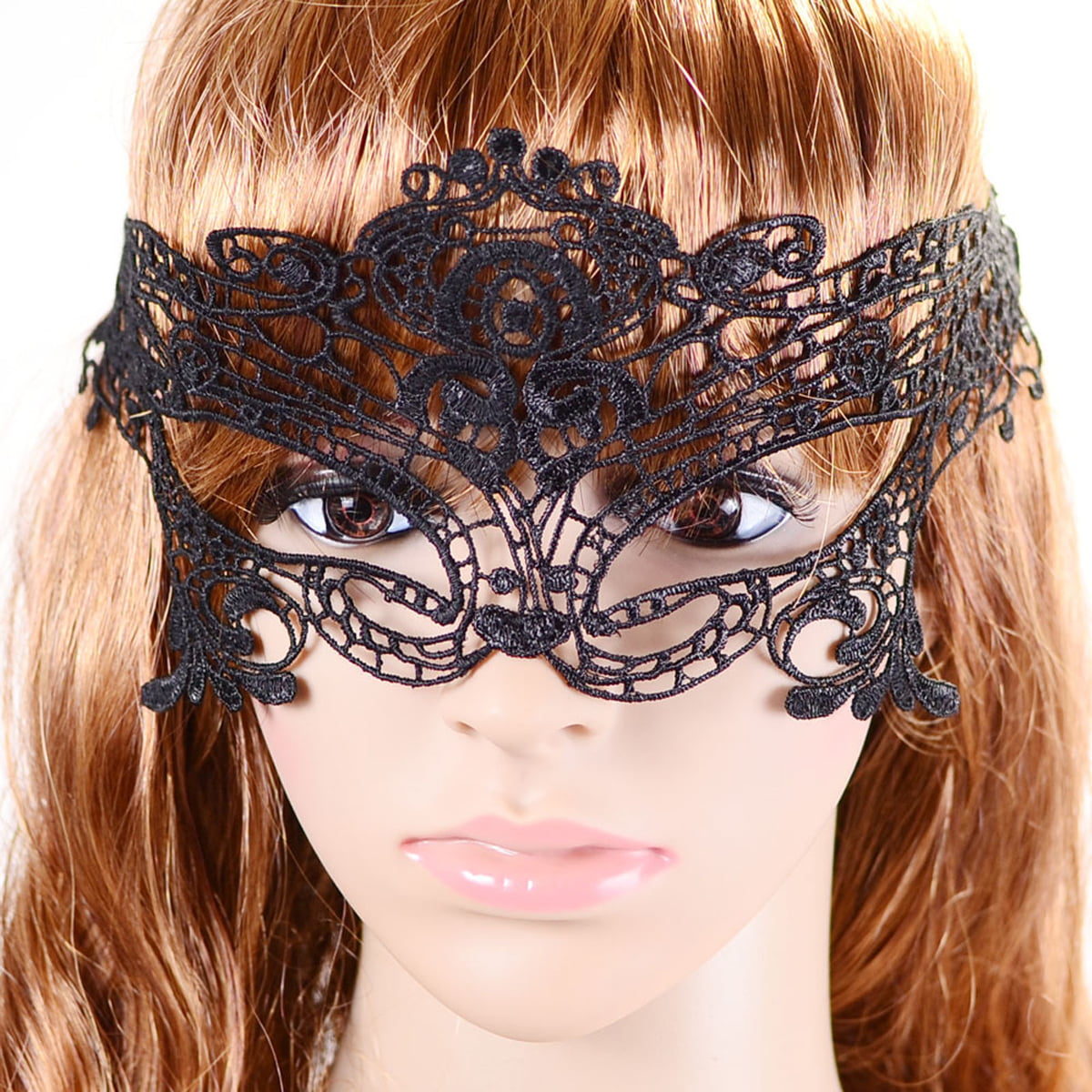 Fashion Women S Cosplay Sexy Eye Veil Lace Eye Mask For Halloween