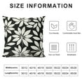 thumbnail image 5 of COMIO  Artistic Geometric Decorative TThrow Pillow Covers Pillow Cases,Soft Throw Pillow Cushion Cover for Sofa Bed and Couch for Girls Adults Children Black and White, 5 of 5