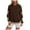 Coffee, variant on Xudanell Lightweight Sweatshirts for Women Drawstring Long Sleeve Star Patchwork Hoodie with Pocket Oversized Hoodies Navy S