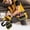 537#Yellow, variant on Heavy Duty Adjustable Tool Belt with Multi Storage Pockets for Electrician Carpenter Construction, Detachable Extended Length Work Apron with Tape and Hammer Loops for Jobsite Tool