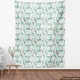 thumbnail image 4 of Ambesonne Floral Fabric by the Yard Upholstery, Soft Pastel Tones Flowers, 1 Yard, Blue Blush, 4 of 5