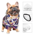 thumbnail image 3 of Balery record rock Skull star Sudadera con Capucha para Perros Pequeños – Ropa para Mascotas, Disfraz para Perros y Gatos, Ideal para Fiestas y Cosplay-Medium, 3 of 7
