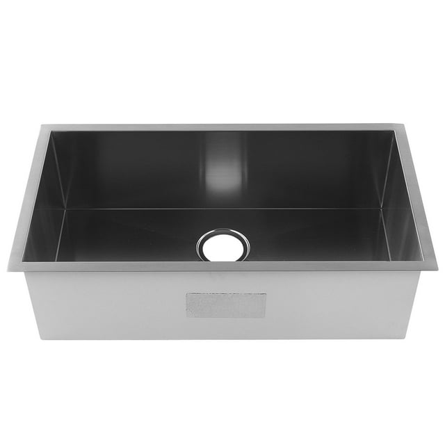 Évier RV, L780 W430 H230mm Évier sous-Monture Brossé Résistant aux Taches Anti-Déformation en Acier Inoxydable 304 pour Véhicule Récréatif pour Bar