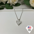 thumbnail image 6 of Cate & Chloe Cecilia 18k Rose Gold Plated Heart Pendant Necklace with Swarovski Crystals for Women, 6 of 10