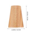 thumbnail image 4 of Mobutofu 4 Sets Oak Wood Table Replacement Legs for DIY Projects, 4 of 5