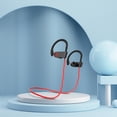 thumbnail image 1 of Auriculares Bluetooth, Auriculares inalámbricos, Auriculares Bluetooth de montaje en oreja, Conexión sin ruido, Auriculares Bluetooth deportivos estables, Bocina de anillo de cobre, Portátiles, Auricu, 1 of 7