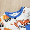 thumbnail image 5 of ATAIKU Baby Boys Long Sleeve Outfits Infant Cotton Romper Engineering Vehicle Jumpsuit Newborn Baby Boy One Piece Coverall Spring, 5 of 5