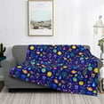 thumbnail image 2 of Yiaed Mathematics And Chemistry Print Blanket Throw Blanket Soft Cozy Flannel Blanket for Home Bed Sofa Couch Chair-60"x50", 2 of 6