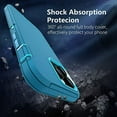 thumbnail image 4 of Entronix Heavy Duty Case Compatible with iPhone 12 / 12 Pro, Shockproof Hard Cover, Teal Blue, 4 of 7