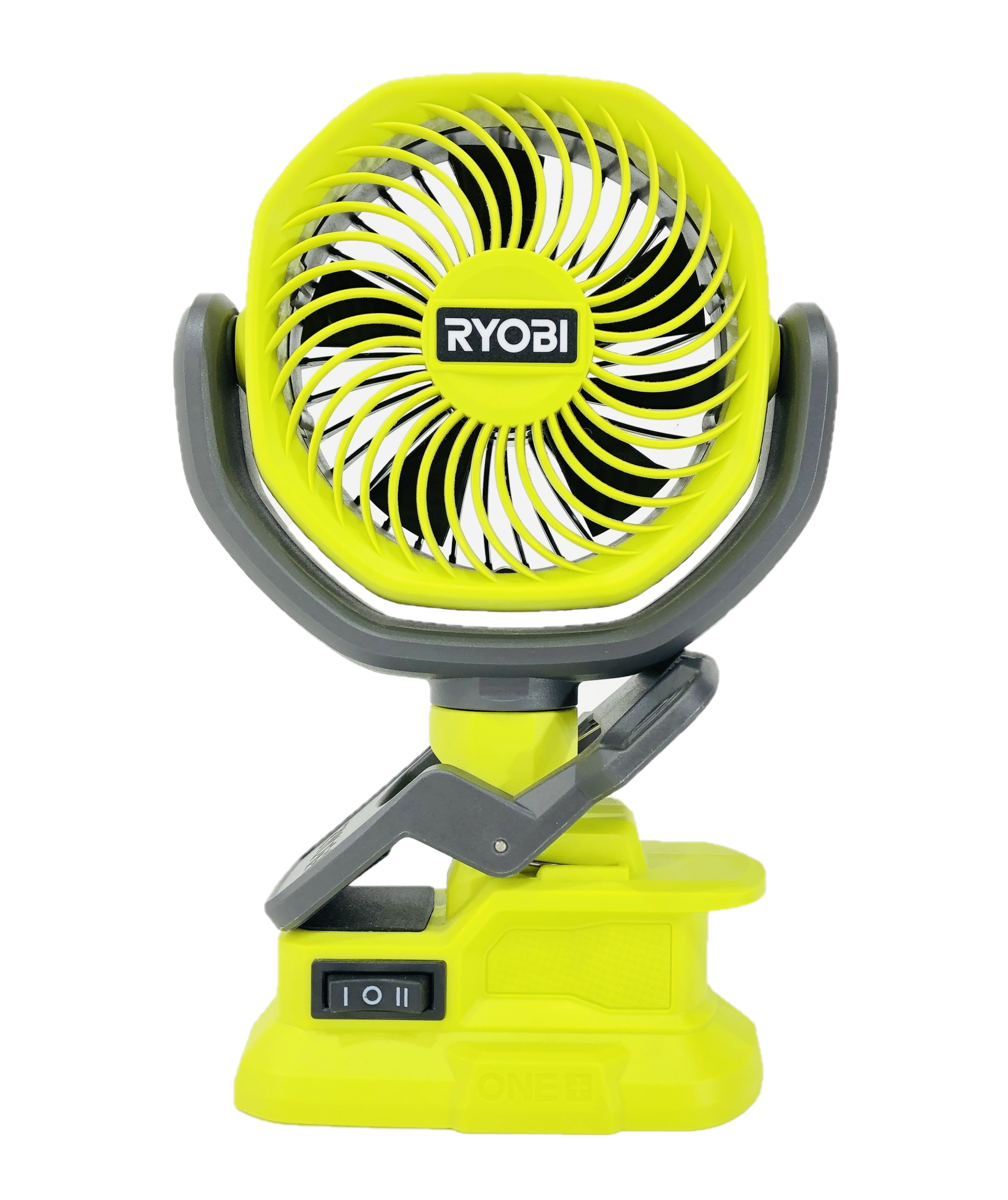 Ryobi ONE+ 4" 2-Speed Cordless Clamp Fan with 1.5 Ah Battery and Charger Personal Fan