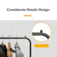 thumbnail image 5 of O'Force Clothing Garment Rack with Shelves, Metal Cloth Hanger Rack Stand Clothes Drying Rack for Hanging Clothes, 5 of 7
