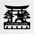 thumbnail image 3 of Handmadetneonsign Torii Gate Medal Hanger Metal Wall Art Light, Martial Arts Metal Sign Wall Decor, Martial Arts Metal Decor, 3 of 5