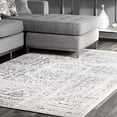 thumbnail image 1 of nuLOOM BDSM12A Vintage Arlena Area Rug, 4` x 6`, Grey, 1 of 2