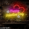 thumbnail image 4 of Glowneon Happy Valentine Day Led Sign, Valentine's Day Party Wall Art, 4 of 5
