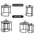 thumbnail image 3 of Mesas de Centro Nido Redondo 2 pieza, Color Gris HOMEMAKE FURNITURE Industrial, Clásico, 3 of 6