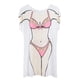 thumbnail image 2 of Camiseta con Estampado de Bikini , Camiseta de Gran Tamaño, de Novedoso, Ropa de de para Mujer , Blanco, Único Rosado Salvador Bikini, 2 of 5