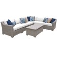 thumbnail image 1 of Coast Ensemble de Meubles de Patio en Osier d'Extérieur 7 Pcs 07b, 1 of 2