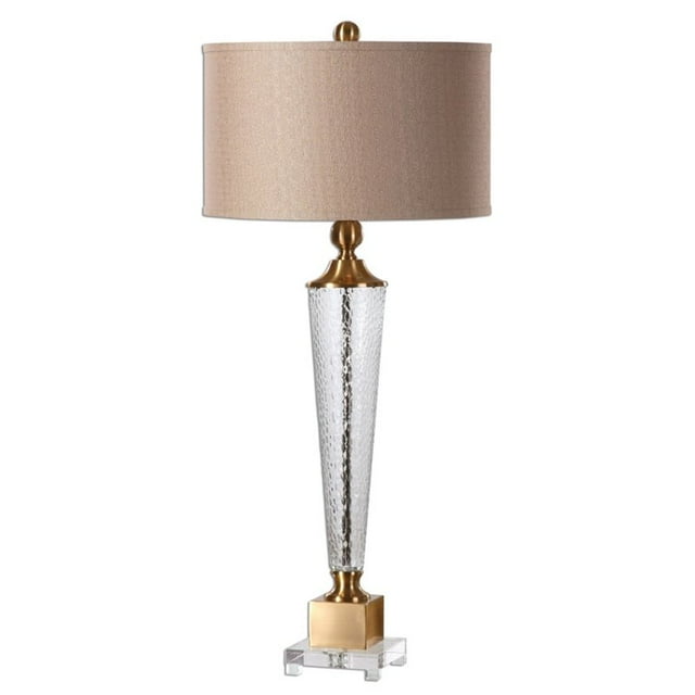 Uttermost Lampe Texturée Crédera la Plus en Verre