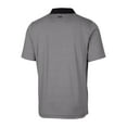 thumbnail image 3 of Men's Cutter & Buck Black UCF Knights Citronaut Logo Big & Tall DryTec Forge Tonal Stripe Stretch Polo, 3 of 3
