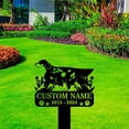 thumbnail image 2 of Handmadetneonsign Gordon Setter Dog Memorial Metal With Stake, Gordon Setter Metal Name Sign Stake, Dog Metal Stake Decor 45352, 2 of 5