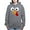 Graphite Gray, variant on CafePress - Family Thanksgiving Day Turkey Face - Pullover Hoodie, Classic & Comfortable Hooded Sweatshirt