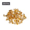 thumbnail image 3 of 200uds Abrazaderas Unique Bargains engarce extremo, metal, dorado, 8x5.5mm, 3 of 7
