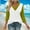 A361 Green, variant on Clothes Under 5.00 Three Quarter Sleeve Tops for Women Trendy V Neck T Shirts Summer Tunic Ladies Tops Loose Business Casual Blouses Fashion Going Out Tops Ropa Mujer