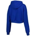 thumbnail image 3 of Women's The Wild Collective Royal Buffalo Bills Cropped Pullover Hoodie, 3 of 4