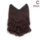 thumbnail image 4 of Extensión de cabello natural, esponjoso y ondulado, peluca de seda de alta temperatura, 50 cm, varios tonos para todo tipo de rostro., 4 of 5