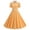 Yellow/1, variant on Polka Dot Swing Dress for Women Casual Short Sleeve Cocktail Dresses with Belt Vintage 1950s Retro Party Dress,Blue,S