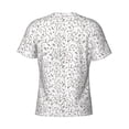 thumbnail image 6 of Vsdgher Poodle Dog Print Men's Dry Fit Mesh Athletic Shirts Moisture Wicking Tennis T-Shirt Tops, 6 of 9