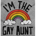 thumbnail image 2 of Cute Rainbow Proud LGBTQ Gay Auntie Women Plus Size Graphic Pullover Hoodie Brisco Brands 3X, 2 of 3