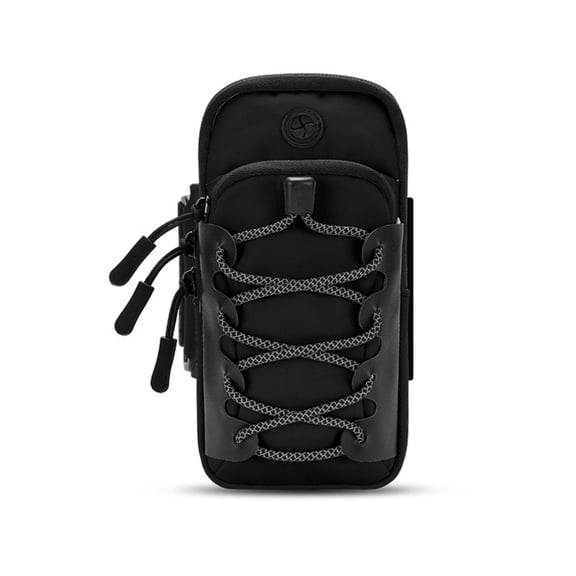 Multi-Pocket Running Phone Armband, Water Resistant Sports Arm Bag with Adjustable Strap, for Outdoor Gym Workout, 6 Colors Available