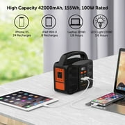 Alpha Digital - Portable Power Station, 155Wh/42000mAh, Rechargeable Emergency Battery - 6 Ports: A/C / USB / DC