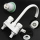 thumbnail image 2 of Grifo Mezcladora Llave Lavabo Baño Aquaway AW-44 Blanco Aquaway AW-44, 2 of 3